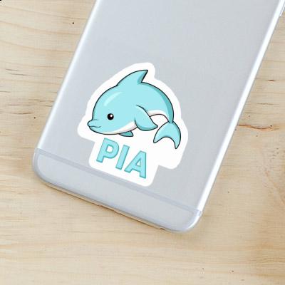 Sticker Dolphin Pia Image