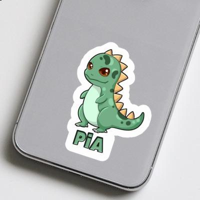 Autocollant Pia T-Rex Laptop Image