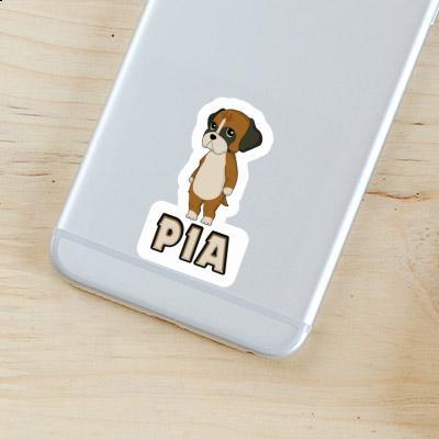 German Boxer Sticker Pia Image