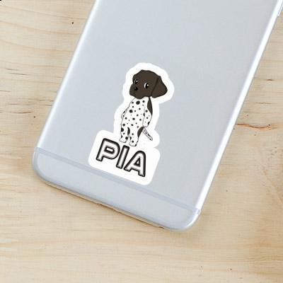 Autocollant Braque Allemand Pia Laptop Image