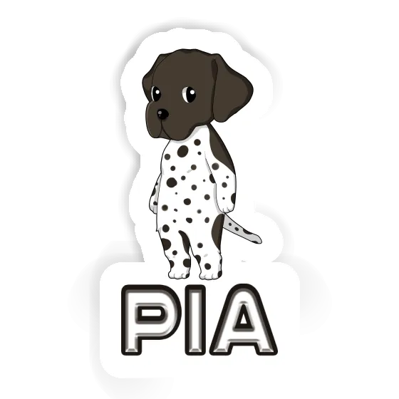 Autocollant Braque Allemand Pia Image