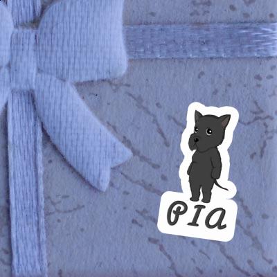 Sticker Giant Schnauzer Pia Notebook Image