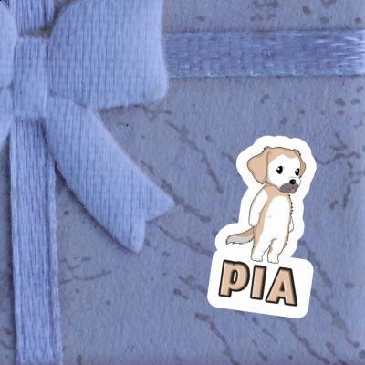 Aufkleber Golden Retriever Pia Gift package Image