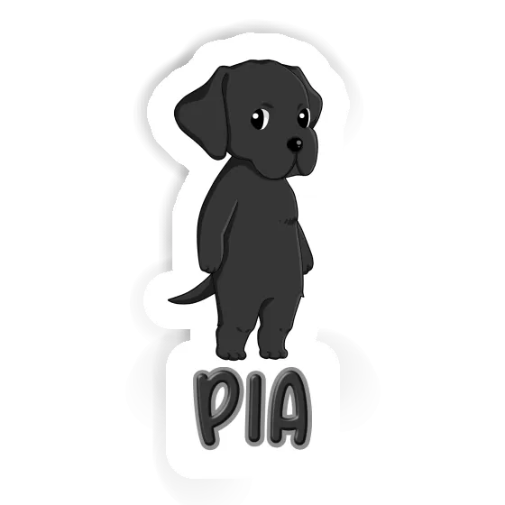 Aufkleber Labrador Retriever Pia Gift package Image