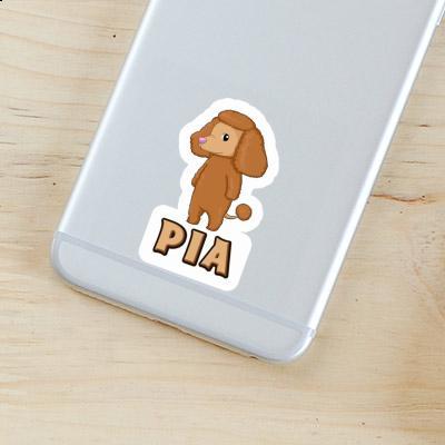 Caniche Autocollant Pia Notebook Image