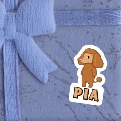 Pia Sticker Poodle Laptop Image