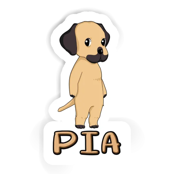 Sticker Pia Rhodesian Ridgeback Laptop Image