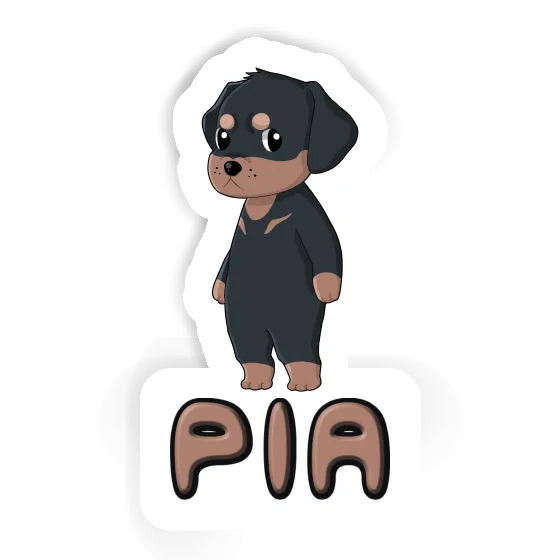 Rottweiler Autocollant Pia Gift package Image