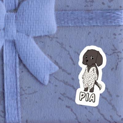 Pia Sticker Small Munsterlander Laptop Image