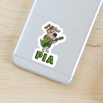 Pia Sticker Guitarist Notebook Image