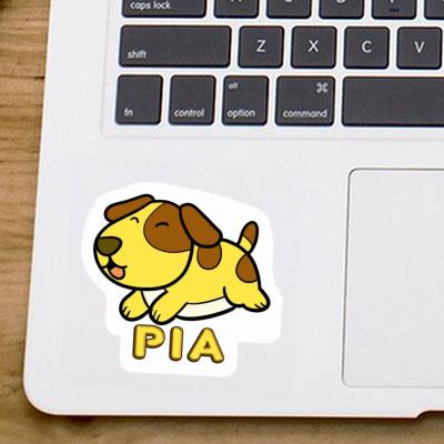 Sticker Pia Dog Notebook Image