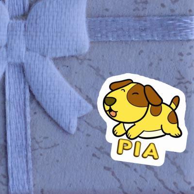 Sticker Pia Dog Notebook Image