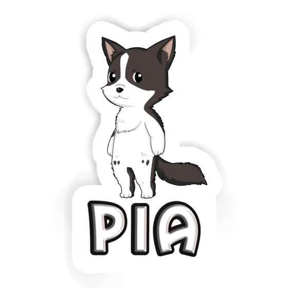 Aufkleber Pia Border Collie Gift package Image