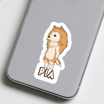 Sticker Pia Collie Notebook Image