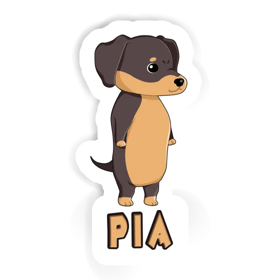 Pia Sticker Dachshund Gift package Image