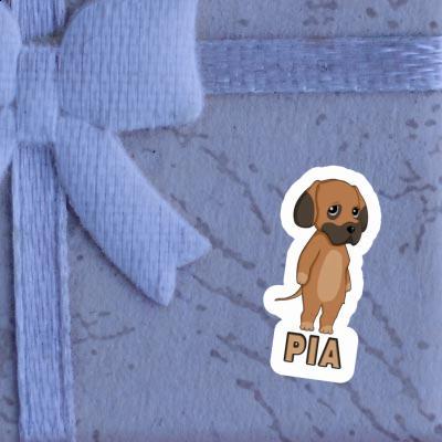 Pia Sticker German Mastiff Notebook Image