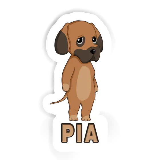 Autocollant Dogue allemand Pia Gift package Image