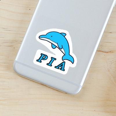 Sticker Dolphin Pia Image