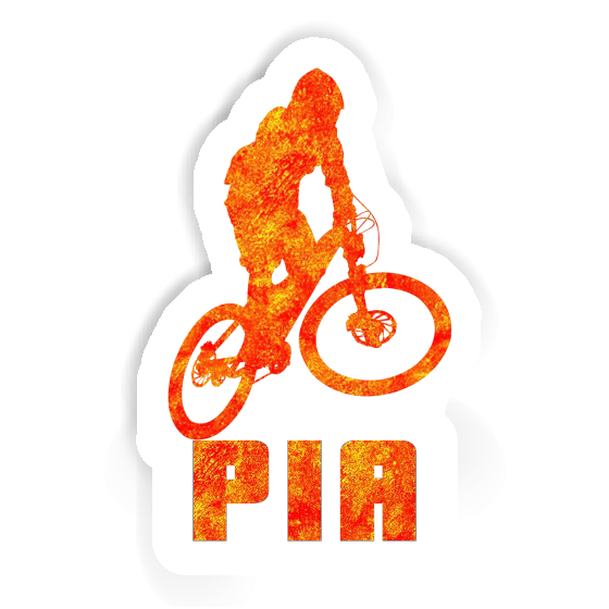 Sticker Pia Downhiller Notebook Image