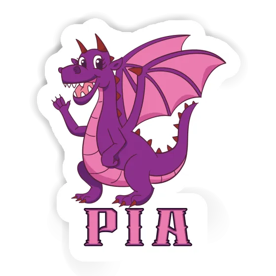 Sticker Pia Dragon Notebook Image