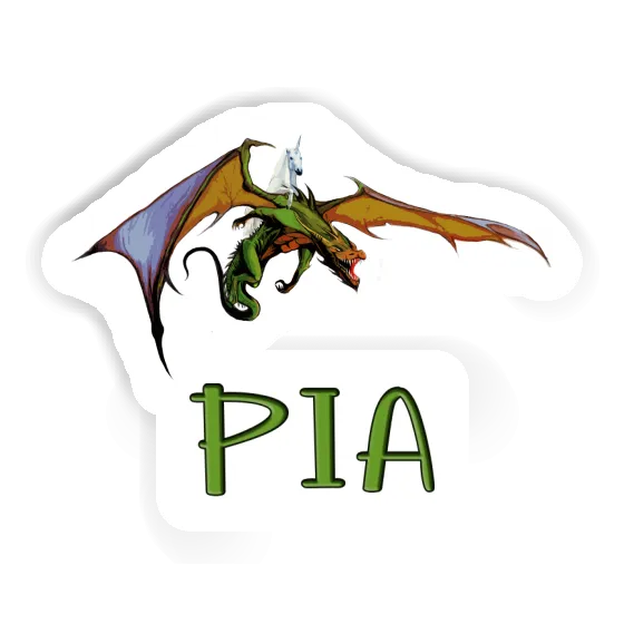 Dragon Autocollant Pia Laptop Image