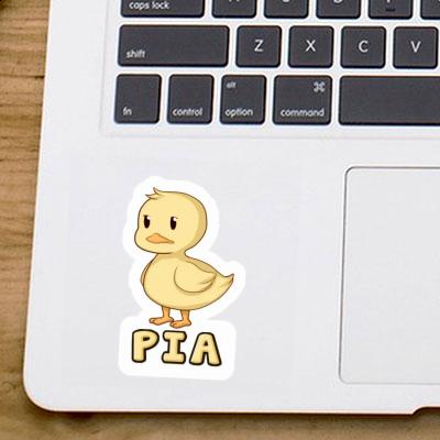 Sticker Pia Duck Laptop Image