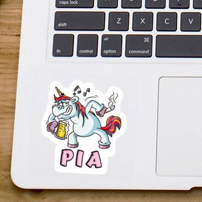 Aufkleber Einhorn Pia Notebook Image