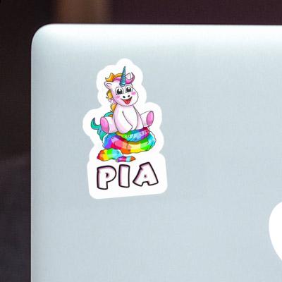 Sticker Pia Baby Unicorn Laptop Image