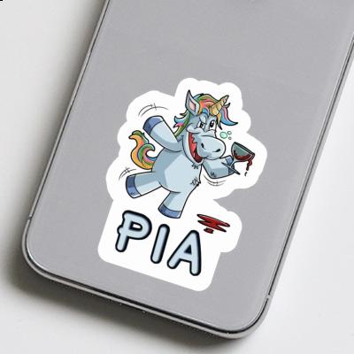 Autocollant Pia Licorne Notebook Image