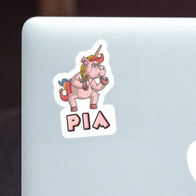 Sticker Smoker Pia Laptop Image