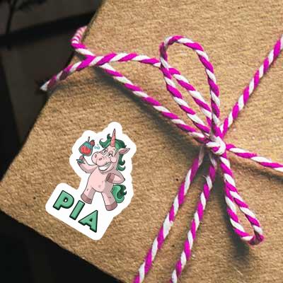 Autocollant Licorne festive Pia Notebook Image