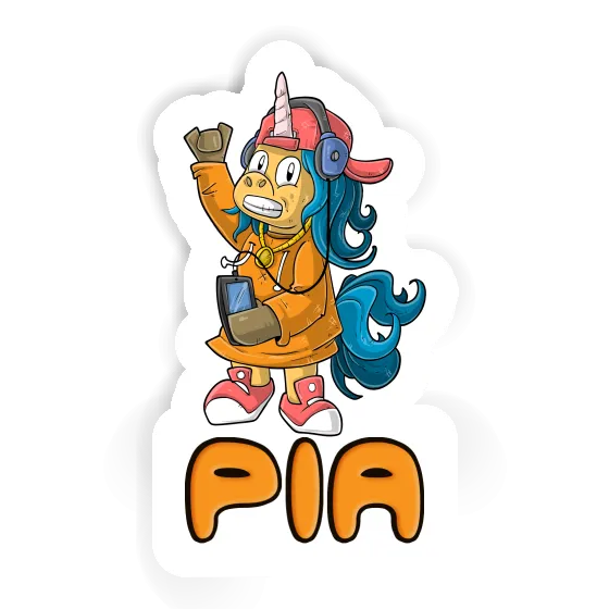 Autocollant Pia Licorne hip-hop Gift package Image