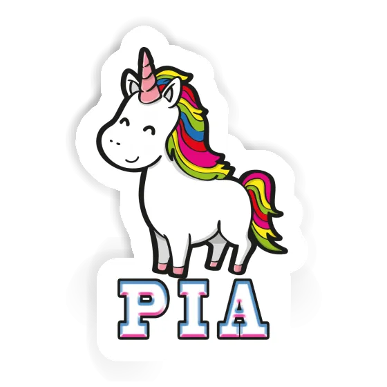 Aufkleber Pia Einhorn Image