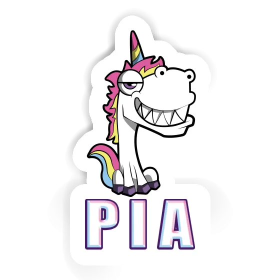 Sticker Unicorn Pia Notebook Image