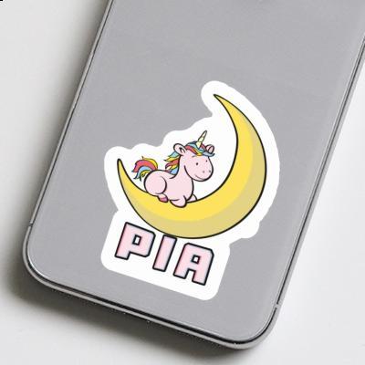 Licorne Autocollant Pia Laptop Image