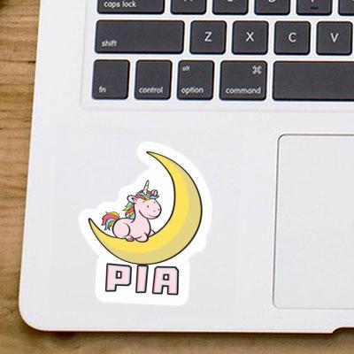 Licorne Autocollant Pia Notebook Image