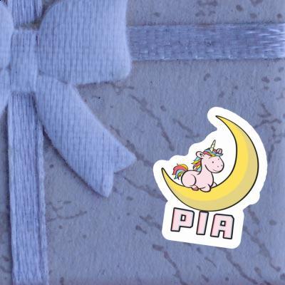 Aufkleber Einhorn Pia Notebook Image