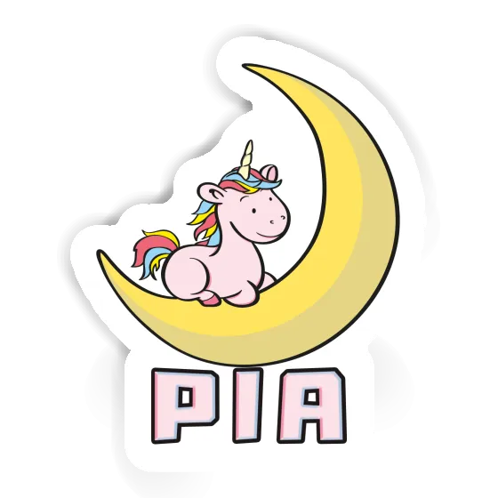 Aufkleber Einhorn Pia Image