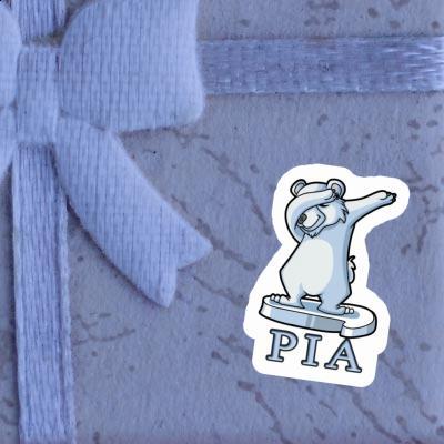 Autocollant Pia Ours polaire Gift package Image