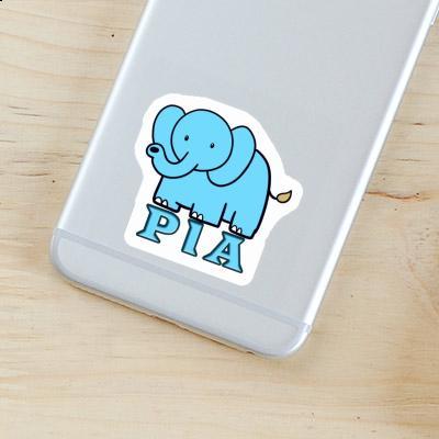 Pia Aufkleber Elefant Notebook Image