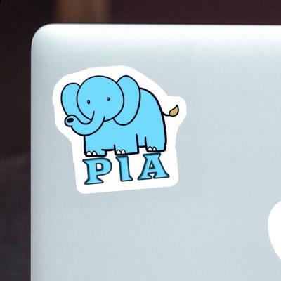 Pia Aufkleber Elefant Laptop Image