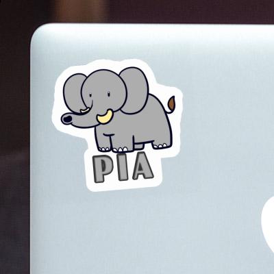 Sticker Elephant Pia Image