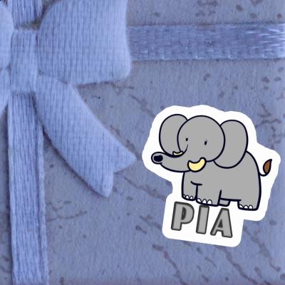 Sticker Elephant Pia Notebook Image