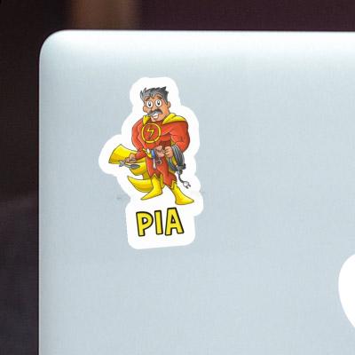 Sticker Pia Electrician Notebook Image