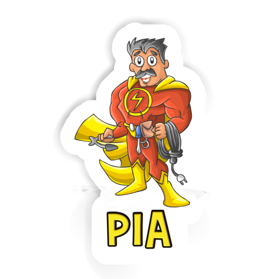 Sticker Pia Electrician Laptop Image