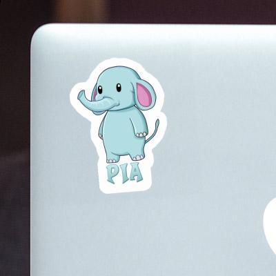 Sticker Elephant Pia Image