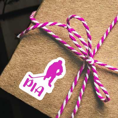 Pia Autocollant Joueuse de hockey Gift package Image