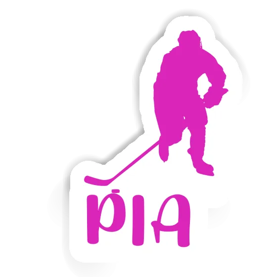 Aufkleber Pia Eishockeyspielerin Image