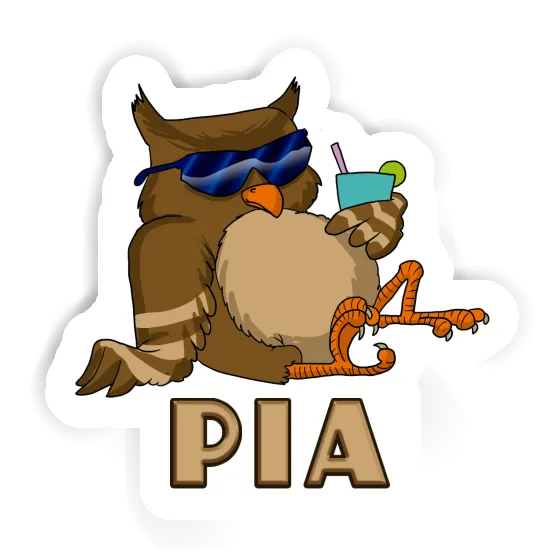 Sticker Pia Cool Owl Gift package Image