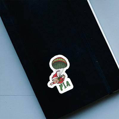 Sticker Pia Skydiver Laptop Image